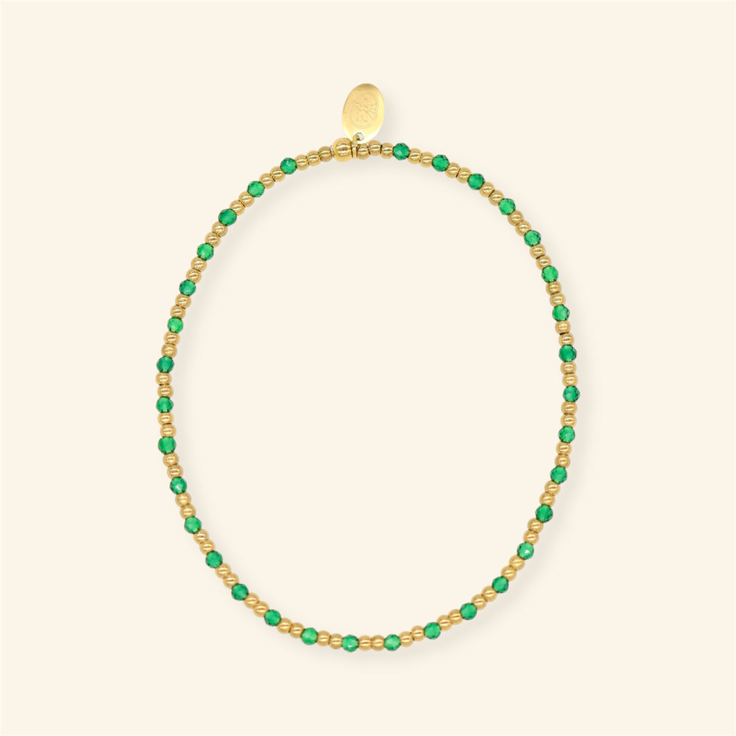 Mini Emerald armband