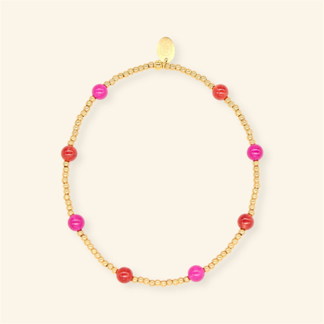 Fuchsia Bordeaux armband