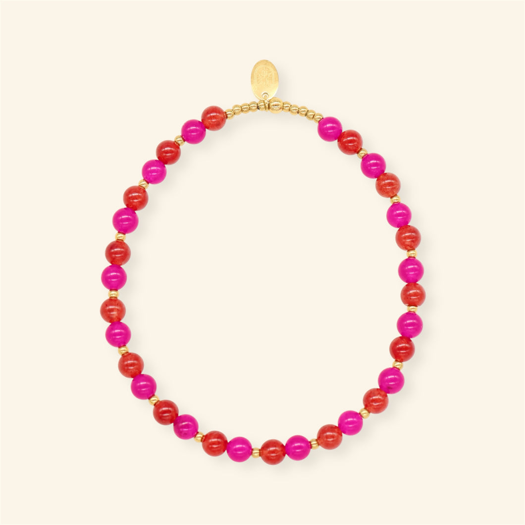 Bordeaux Kiss armband