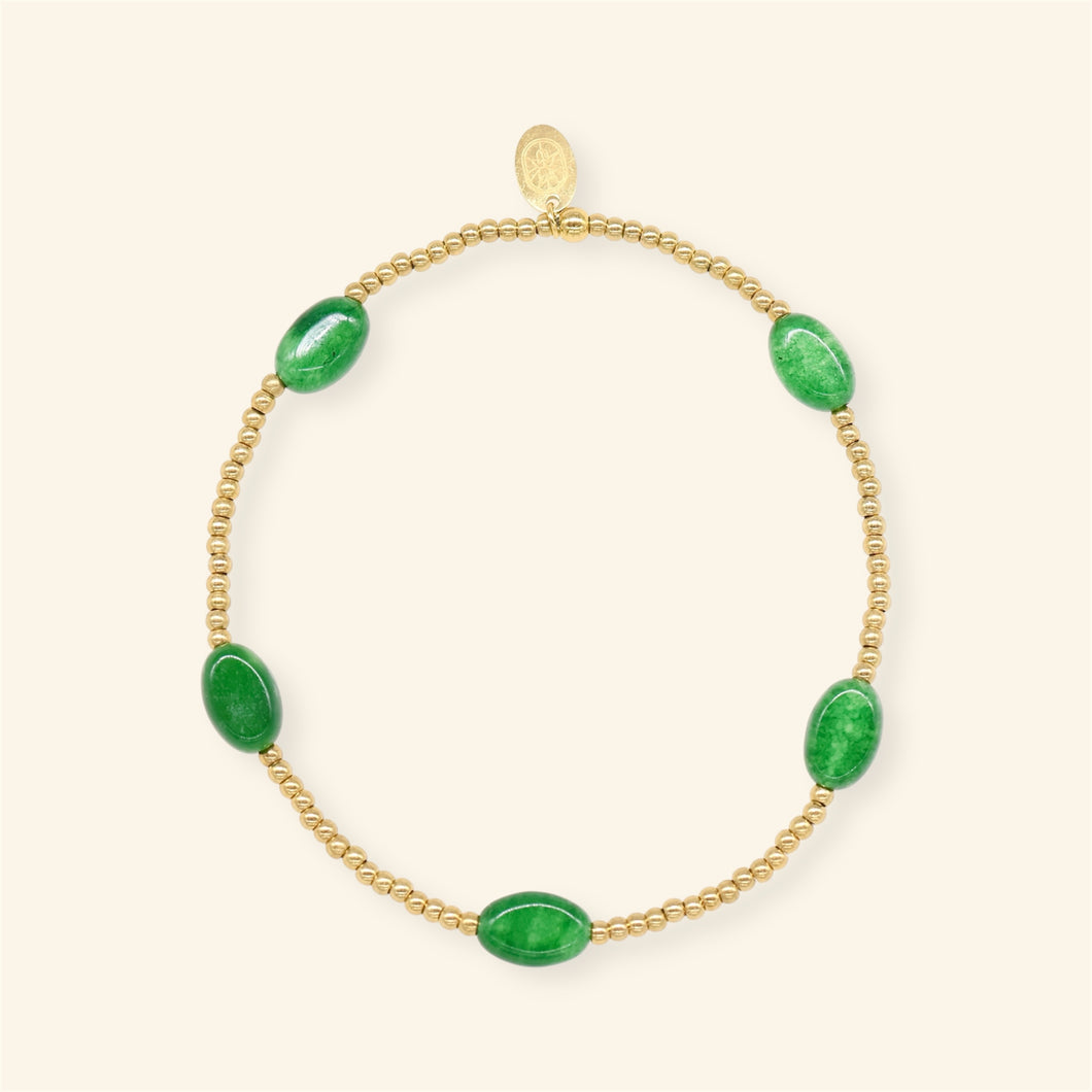 Emerald Gemstone armband
