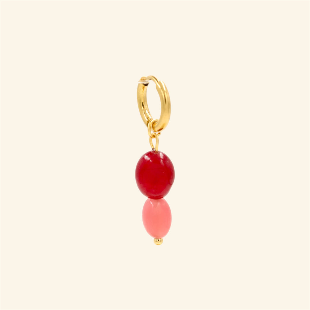 Berry Blush oorbel