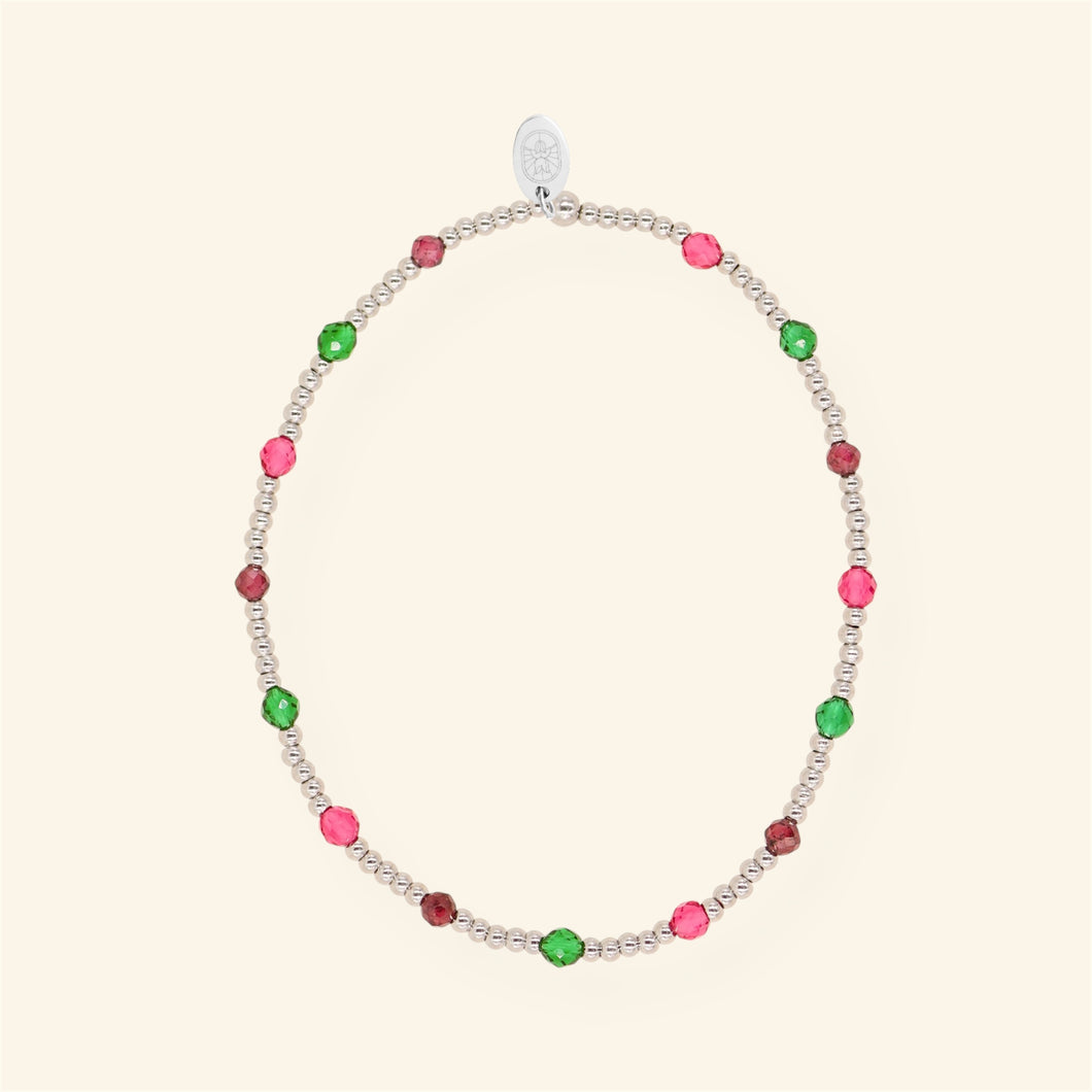 Winter Gems armband - zilver