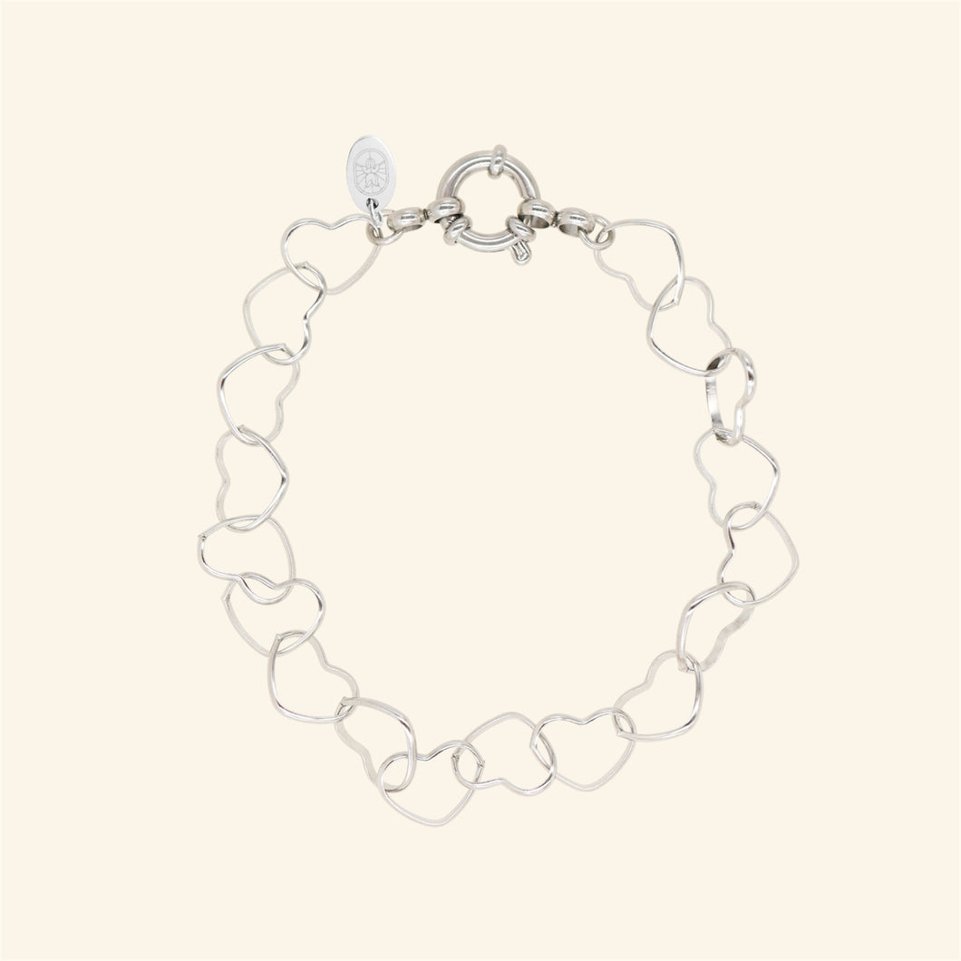 Endless Love armband - zilver