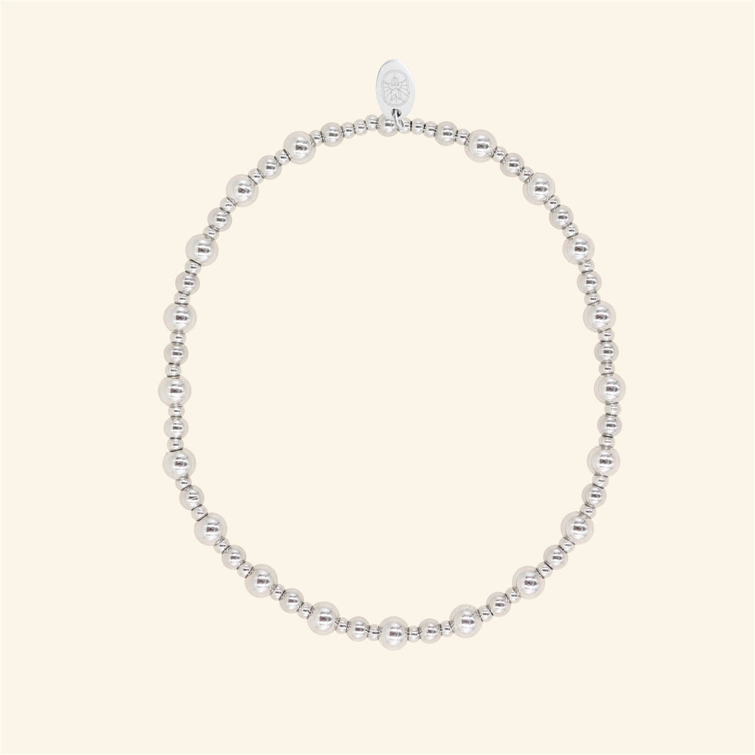 Refined Silver armband - zilver