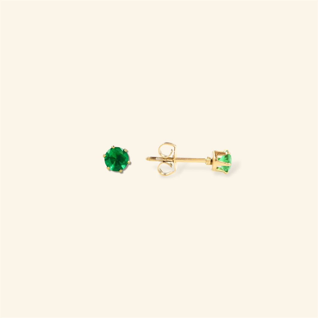 Emerald Stud - Single piece