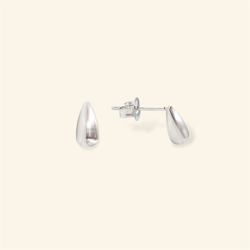 Raindrop Stud - zilver