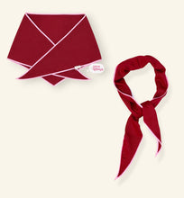 Afbeelding in Gallery-weergave laden, Triangle Scarf - Burgundy Bloom
